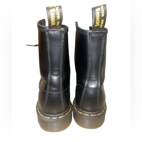 Dr Martens 1460 W smooth black leather boots size 8L - Picture 4 of 6